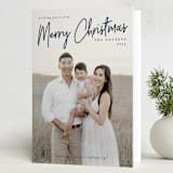 "A Signature Holiday" - Holiday Cards in Midnight by Liz Conley - Folded Card