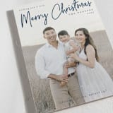 "A Signature Holiday" - Holiday Cards in Midnight by Liz Conley - Detail