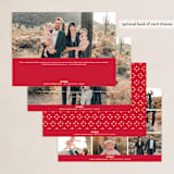 "Full of Wonders" - Holiday Cards in Cardinal by Monika Torun - Back of Card Options