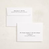 "Little Stripes" - Holiday Cards in Ruby by Annie Shapiro - FREE Recipient Addressing