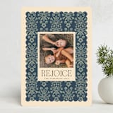 "Adeline" - Holiday Cards in Saphire by Vivian Yiwing - Front