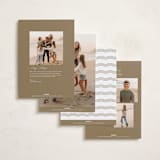 "Fields" - Holiday Cards in Gingerbread by Kristie Kern - Back of Card Options