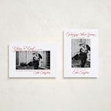 "The Highest" - Holiday Cards in Ruby by Alston Foster - Photo Orientation Options