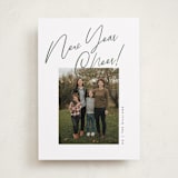 "Joy the the World Scripted" - Holiday Cards in Pine by Pixel and Hank - Front