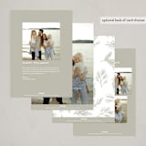 "festive pen" - Holiday Cards in Snow by Rebecca Durflinger - Back of Card Options