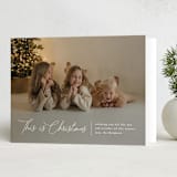 "This is Christmas" - Holiday Cards in Frost by Heather Schertzer - Folded Card