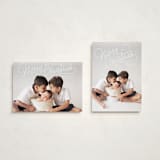 "Up Top" - Holiday Cards in Snow by Lauren Chism - Photo Orientation Options