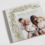 "Corner wreath square" - Holiday Cards in Wreath by Tessa Kate Rushton - Detail