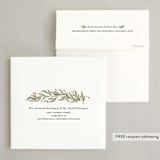 "Corner wreath square" - Holiday Cards in Wreath by Tessa Kate Rushton - FREE Recipient Addressing