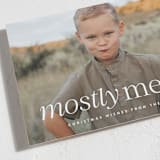 "Mostly Merry" - Holiday Cards in Vanilla by Ekko Studio - Detail