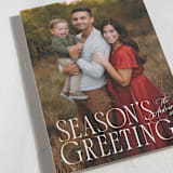"season's serif" - Holiday Cards in Marshmallow by Becky Nimoy - Detail