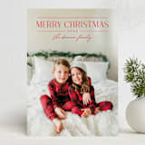 "Festive Minimalism" - Holiday Cards in Santa Suit by Design Lotus - Front