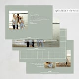 "Minimal Headline" - Holiday Cards in Snow by JoAnn Jinks - Back of Card Options