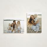 "Bright Day" - Holiday Cards in Snow by Amy Kross - Photo Orientation Options