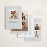 "Sophisticate" - Holiday Cards in Snow by Nicoletta Savod - Back of Card Options