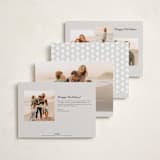"Noelle" - Holiday Cards in Marshmallow by Pati Cascino - Back of Card Options