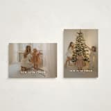 "cruffino" - Holiday Cards in Snow by chocomocacino - Photo Orientation Options