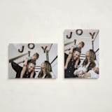 "Up" - Holiday Cards in Classic Plaid by Sara Hicks Malone - Photo Orientation Options