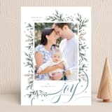 "MOST FESTIVE" - Holiday Cards in Frost by Melanie Kosuge - Front