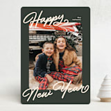 "the classic" - Holiday Cards in Olive by Pixel and Hank - Front
