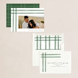 "watercolor stripes" - Holiday Cards in Pine by Ellis - Assembled