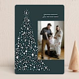 "Glimmering Tree" - Holiday Cards in Spruce by Annie Clark - Front