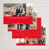 "Merrily Framed" - Holiday Cards in Cardinal by Katherine Moynagh - Back of Card Options