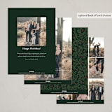 "Classic Christmas" - Holiday Cards in Balsam Fir by Susan Moyal - Back of Card Options