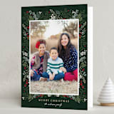 "Classic Christmas" - Holiday Cards in Balsam Fir by Susan Moyal - Folded Card