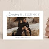 "In abundance" - Holiday Cards in Evergreen by Stacey Meacham - Front