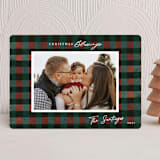 "Winter Plaid" - Holiday Cards in Elf Shoes by Elly - Front