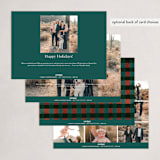 "Winter Plaid" - Holiday Cards in Elf Shoes by Elly - Back of Card Options