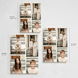 "Grid" - Holiday Cards in Ecru by Morgan Kendall - Formats Available