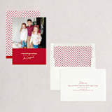 "Signature Greeting" - Holiday Cards in Poinsettia by Meggy Masters - Assembled