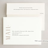 "Modern Marble" - Holiday Cards in Almond by Kate Ahn - FREE Recipient Addressing