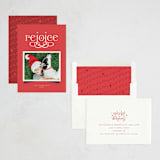 "Lois" - Holiday Cards in Holly Berry by Vivian Yiwing - Assembled