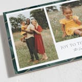 "Plaid Duo" - Holiday Cards in Tartan by Jackie Crawford - Detail