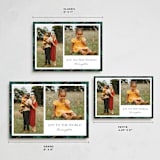 "Plaid Duo" - Holiday Cards in Tartan by Jackie Crawford - Formats Available