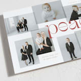 "Peace" - Holiday Cards in Mulled Wine by Erin German - Detail