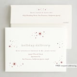 "Peace" - Holiday Cards in Mulled Wine by Erin German - FREE Recipient Addressing