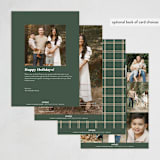 "Styled Arch" - Holiday Cards in Cookie Dough by Mansi Verma - Back of Card Options
