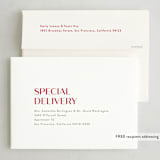 "1a" - Holiday Cards in Cardinal by Melanie Kosuge - FREE Recipient Addressing