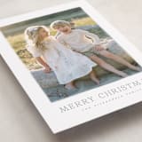 "Winter Daisy" - Holiday Cards in Fir by Wildfield Paper Co - Detail