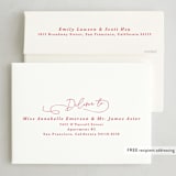 "Merry Flourish" - Holiday Cards in Candy Cane by Hannah Williams - FREE Recipient Addressing