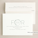 "Just Joy" - Holiday Cards in Snow by Hooray Creative - FREE Recipient Addressing