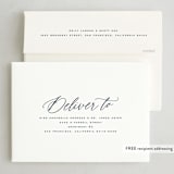 "Peace Love Joy Script" - Holiday Cards in Navy by Hooray Creative - FREE Recipient Addressing