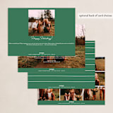 "Shout" - Holiday Cards in Snow by Lauren Chism - Back of Card Options