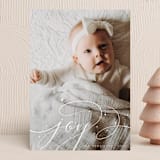 "Joy hand lettering" - Holiday Cards in Winter by Orasie - Front