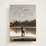 "Soft Mix" - Holiday Cards in Coal by Everett Paper Goods - Front