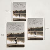 "Soft Mix" - Holiday Cards in Coal by Everett Paper Goods - Formats Available
